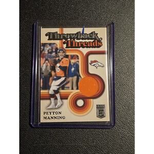 2024 Donruss Elite #THT-PMA Peyton Manning Throwback Threads Singles #/500